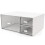 kulusion Desk Organizer Stackable Storage Drawers with 3 Compartments Stackable Drawers Great for Desk Storage Makeup Storage Bathroom Organization 1