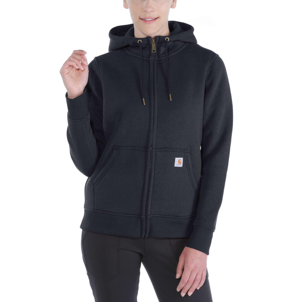 Carhartt Women's Clarksburg Full Zip Hoodie (Regular and Plus Sizes)  black  X-Large