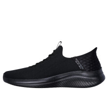 Skechers Scarpe Uomo Ultra Flex 3.0 Right Away Slip-in, Nero/Nero, 8.5