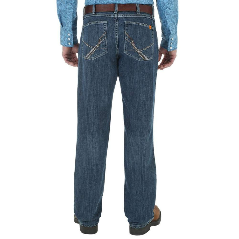 Wrangler Riggs Workwear mens 20x Fr Vintage Boot Cut Jean Work Utility Pants  Midstone  38W x 36L US