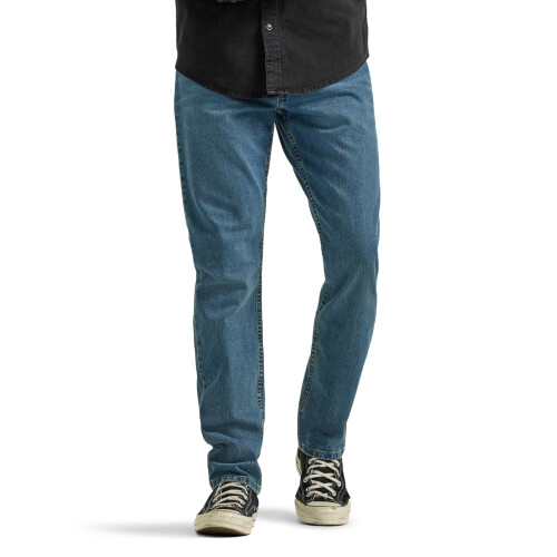 Wrangler Jeans Bootcut rilassati da uomo, lavaggio medio