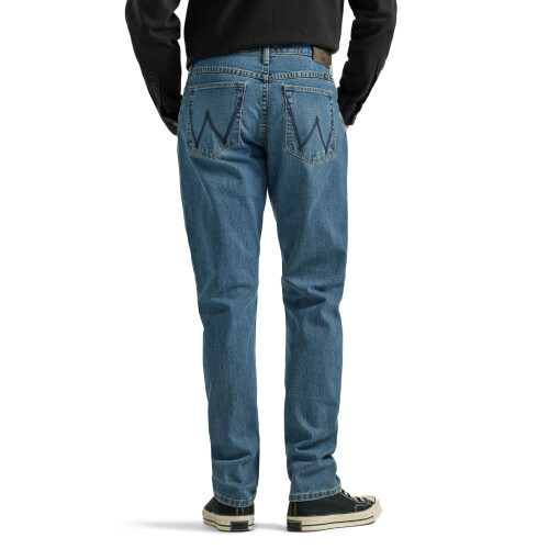 Wrangler Jeans Bootcut rilassati da uomo, lavaggio medio 2