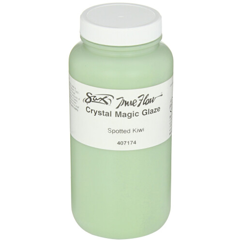 Sax True Flow Crystal Magic Glaze - 1 πίντα - Κίτρινο με κηλίδες - 407174