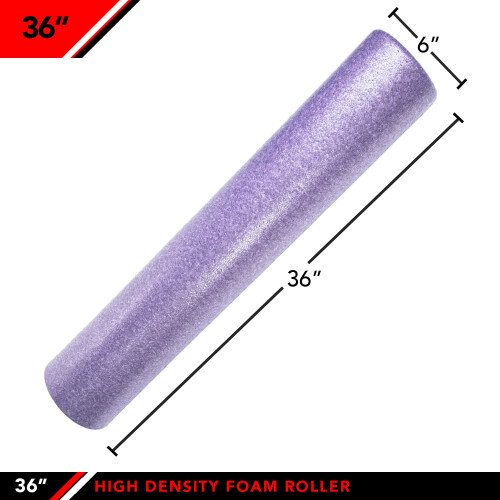 JFIT High Density Foam Roller Solid Lila 36-tums 1