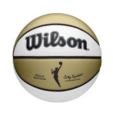 WILSON WNBA Commemorative Series Gold Edition Basketball - st?rrelse 6 - 28,5"""" guld/hvid
