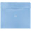 JAM PAPER Plastic Envelopes with Button & String Tie Closure - Large Booklet - 12 x 18 - Blue - 12/Pack 2