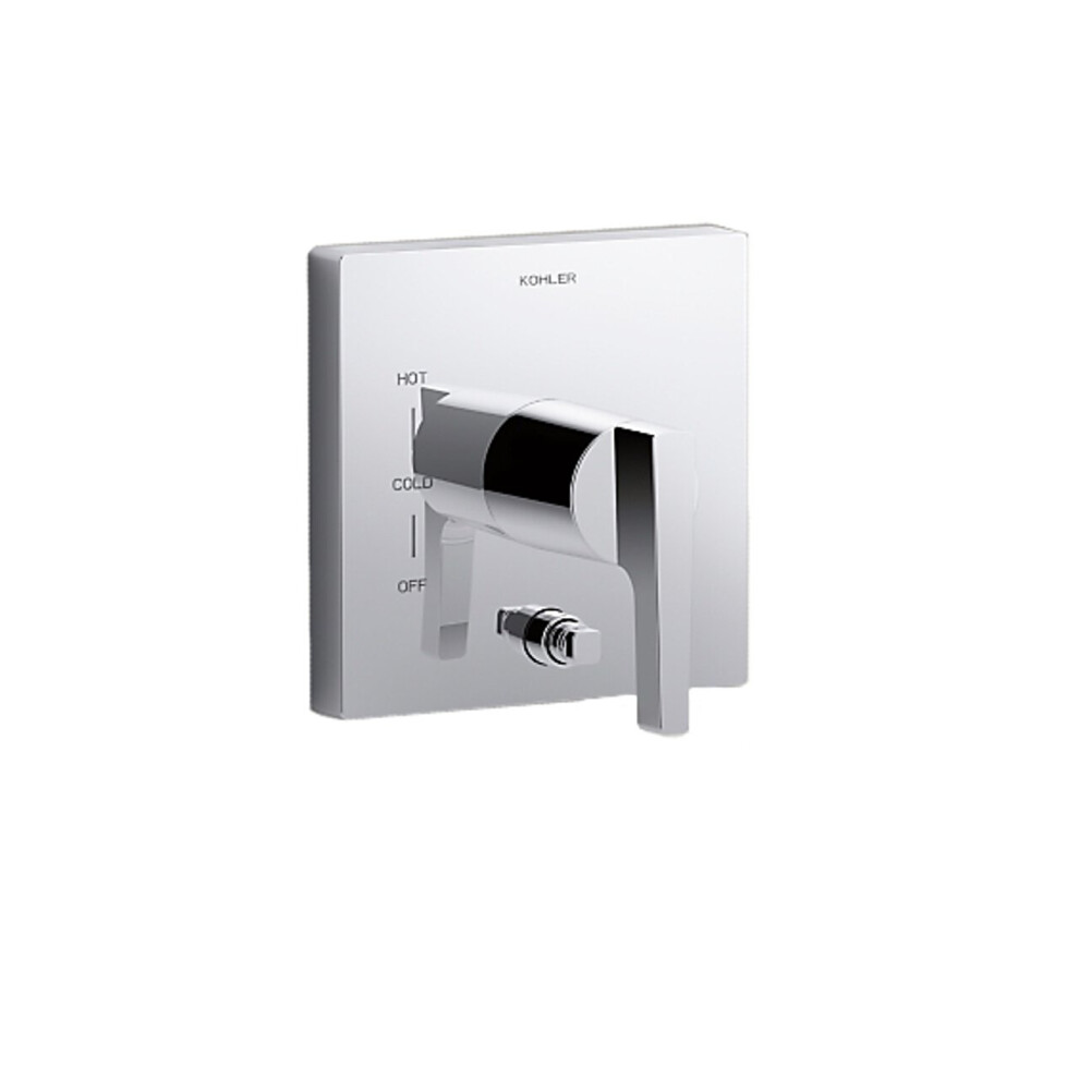 Photos - Other Bathroom Accessories Kohler Honesty Valve Trim With Push-button Diverter And Lever Handle For Rite-temp(r) Pressure-balancing Valve Requires Valve T9976 