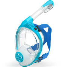 Masque en plongee avec plongee en apnee - equipement de plongee en apnee pour les adultes avec un systeme de respiration top sec en toute securit