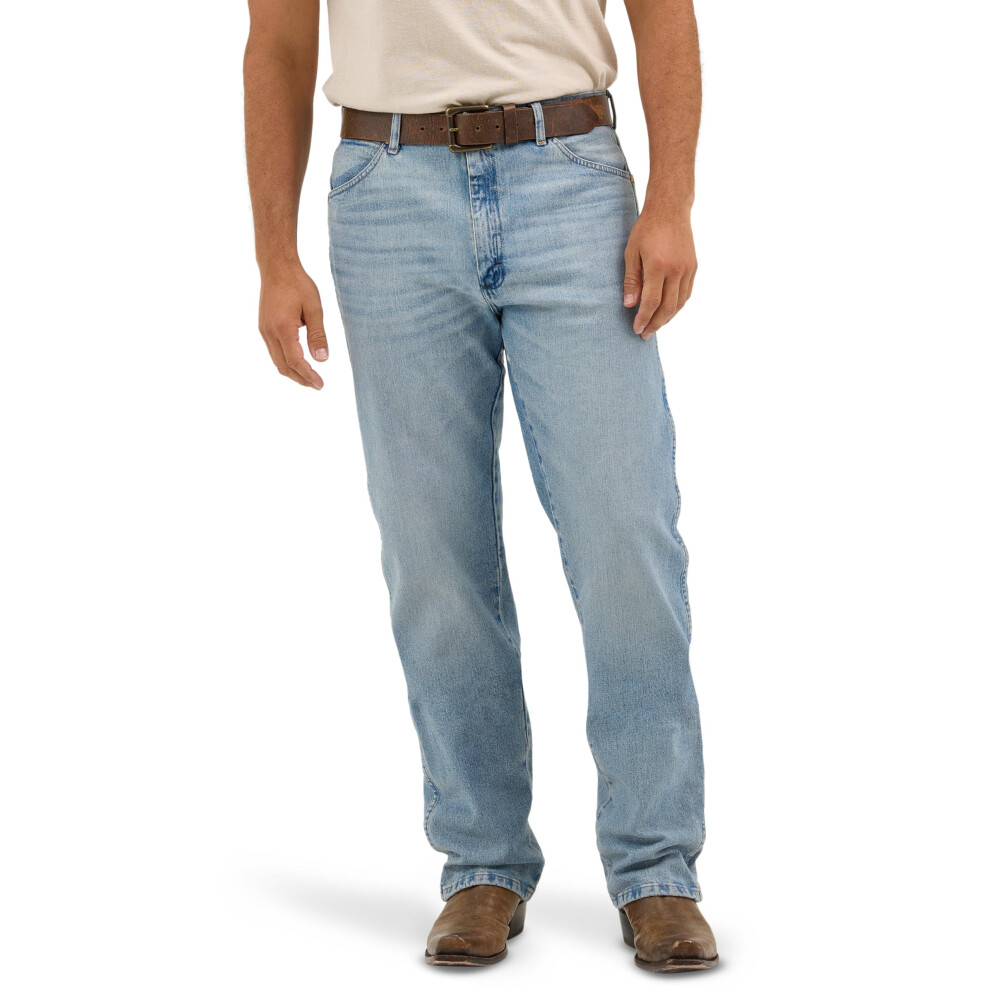 Wrangler Men's Cowboy Cut Active Flex Original Fit Jean  Authentic Blue