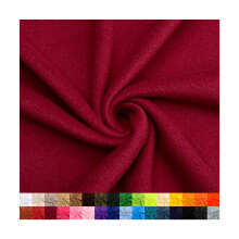 Pico Textiles 2 Yard Rollo - Tela Fleece Sólida Burdeos - Ideal para Proyectos de Costura