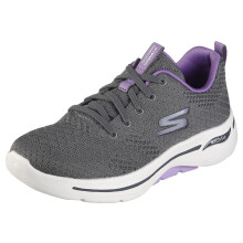 Skechers Women's Go Walk Arch Fit Unify Sneaker  Gray/Lavender  9