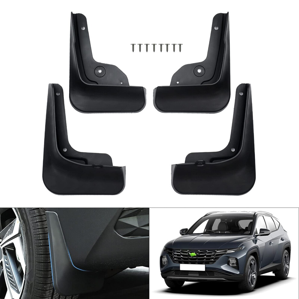 Autorder Mud Flaps For 2022 2023 2024 2025 Tucson Nx4 Accessories Splash Guards Fender Flares Mudflap Front And Rear Mud Guard Set Of 4 750226147736