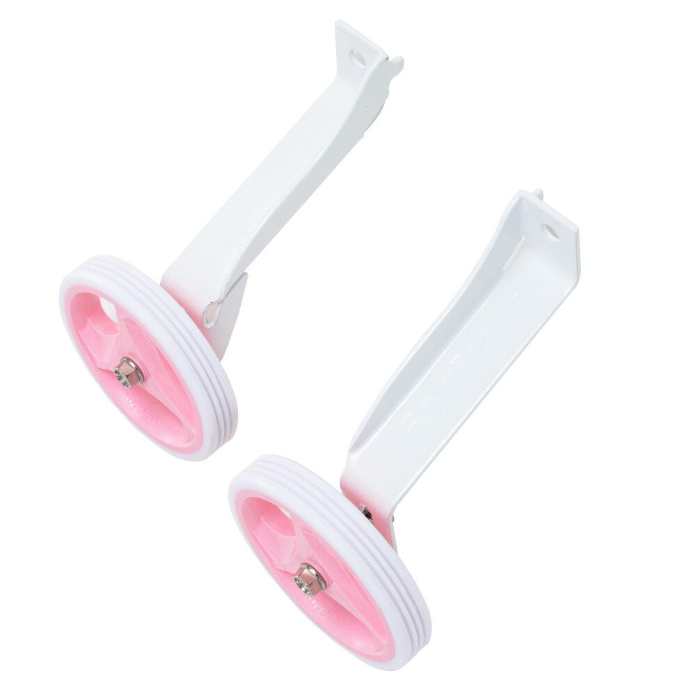 RoyalBaby Kids Bike Training Wheels for RoyalBaby 16 Inch & 18 Inch Bicycle  16""""/18"""" Pink  1 Pair