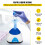 VEVOR VEVOR Vortex Mixer, 3000RPM Mini Vortex Mixer, Touch Function Lab Shaker, Mix tot 50ML, 6mm Orbital Diameter 3