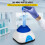 VEVOR VEVOR Vortex Mixer, 3000RPM Mini Vortex Mixer, Touch Function Lab Shaker, Mix tot 50ML, 6mm Orbital Diameter 2
