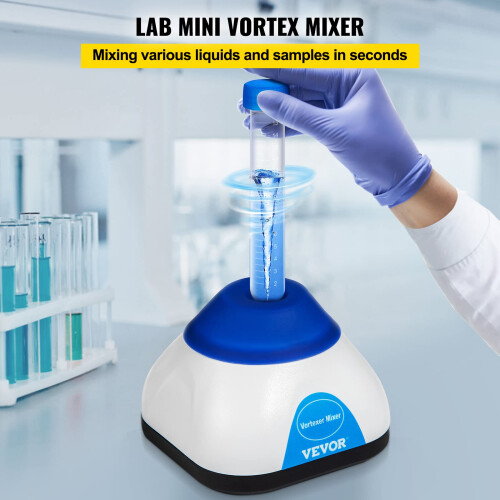 VEVOR VEVOR Vortex Mixer, 3000RPM Mini Vortex Mixer, Touch Function Lab Shaker, Mix tot 50ML, 6mm Orbital Diameter 1