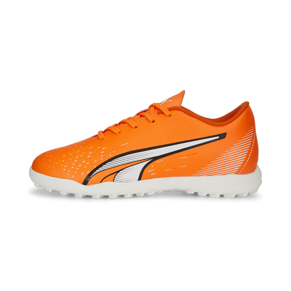 PUMA Ulta Play Turf Training (Toddler/Little Kid/Big Kid) Ultra Orange/Puma White/Blue Glimmer 5 Big Kid M