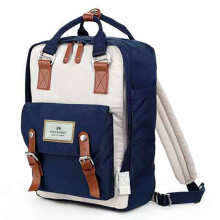 (DarkBlueGray)Original Doughnut Macaroon Rucksack Reiserucksack Unisex Schule Büchertasche Tasche
