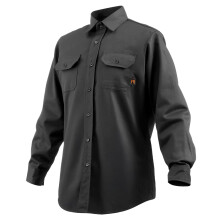 VEVOR Flammenschutz Schweißjacke, 7oz. FR Hemden für Herren, waschbare Baumwolle, hitzebeständige Schweißjacke