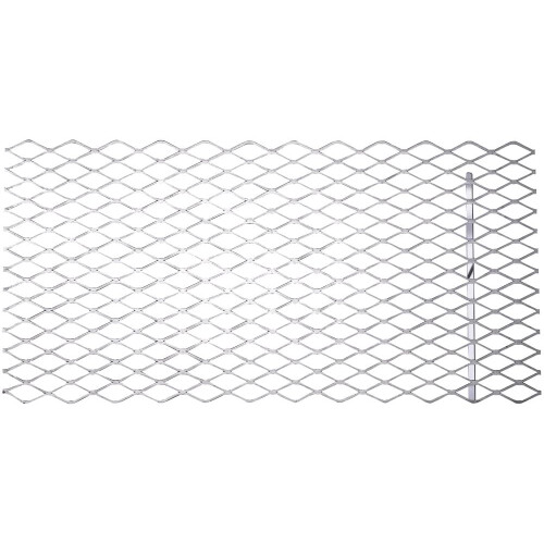 National Hardware N215-798 4075BC Ao expandido em ao liso 1 pacote 24 x 12 polegadas