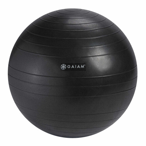 Gaiam Classic Stoelbal - Extra 52cm Balansbal Houtskool