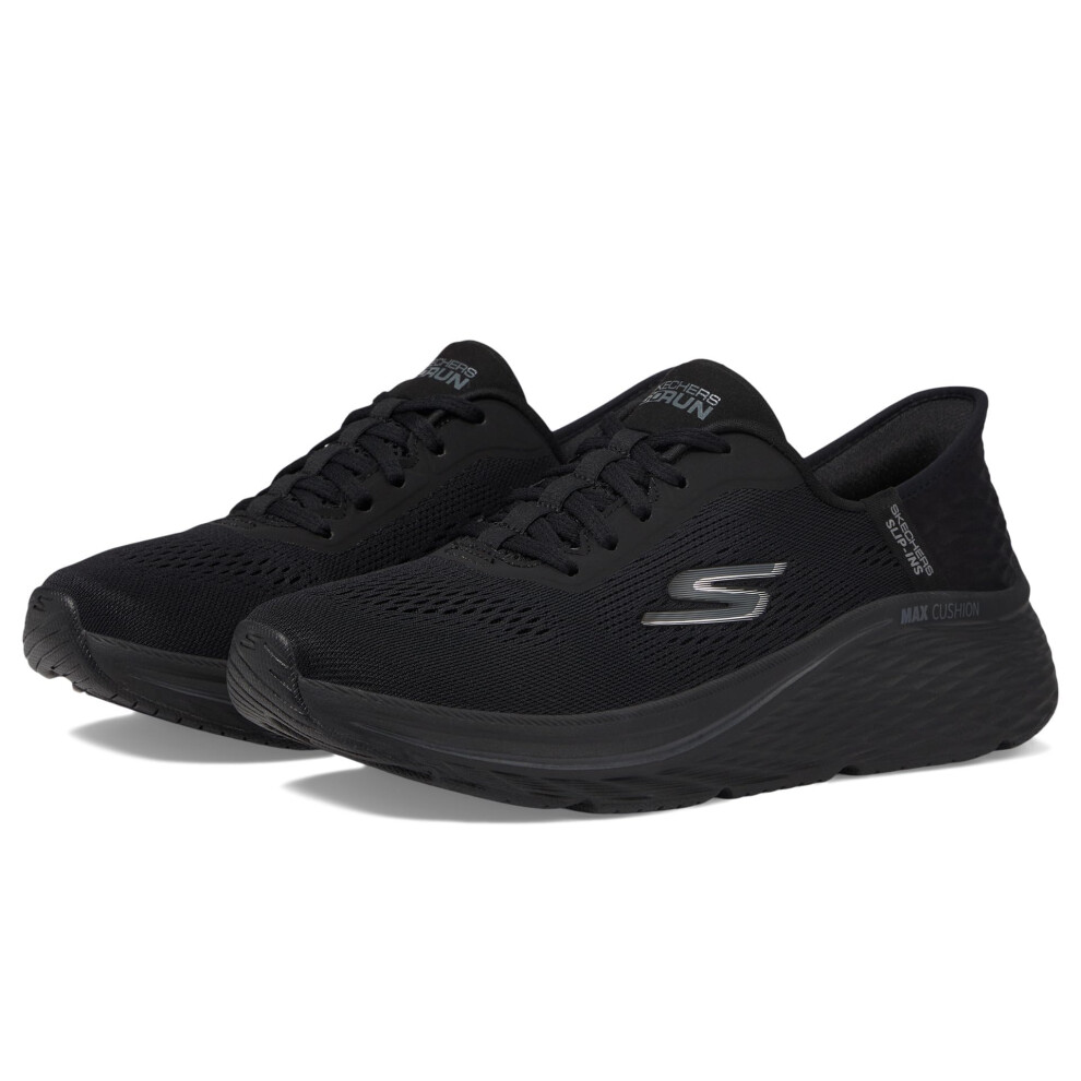 Skechers Women's Max Cushioning Elite 2.0 Vanish Hands Free Slip-Ins Sneaker  Black  9 Wide
