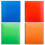JAM PAPER Pastas de plstico de 0,75 polegadas - 3 pastas sortidas (vermelho, azul, verde e laranja) - 4/pacote 2
