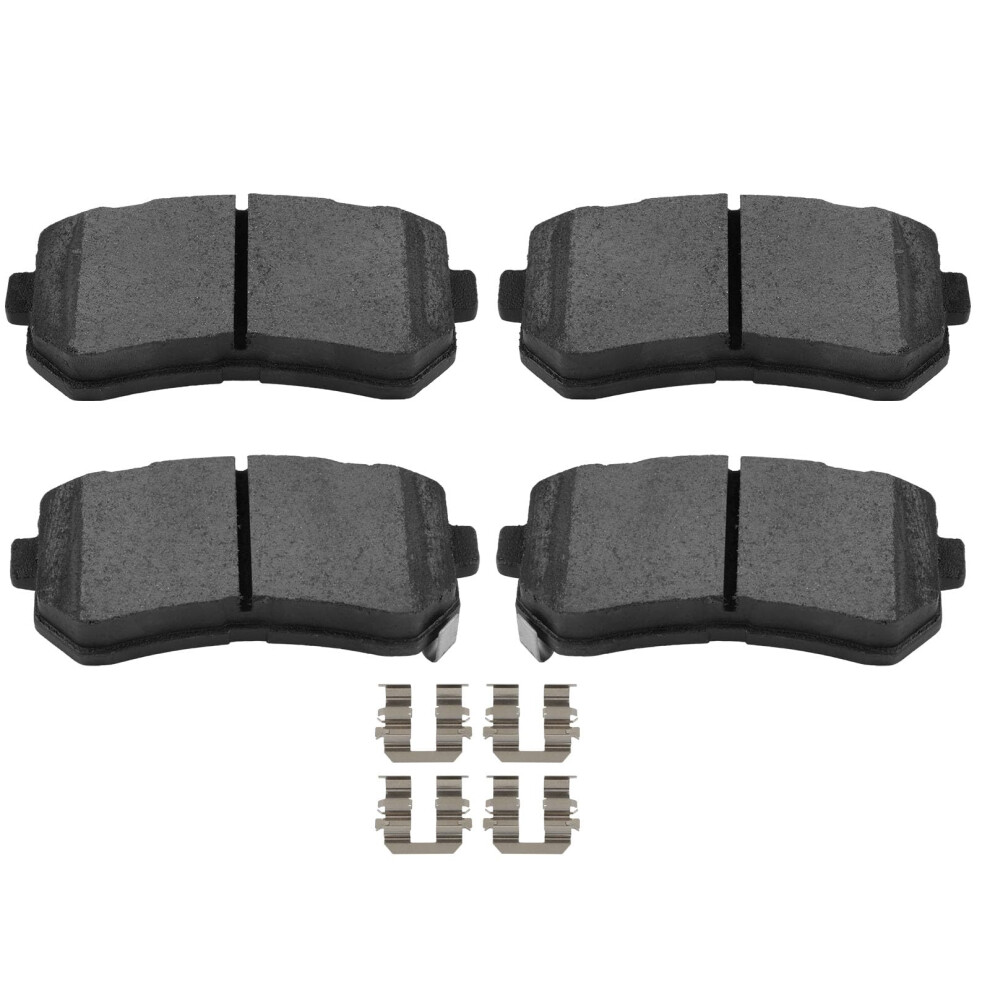 Scitoo D1829 Rear Ceramic Brake Pads Sets W/Hardware Replacement For Hyundai For Sonata 2016 2017 2018 2019 For Kia For Optima 2016 2017 2018 2019 202 198519877876