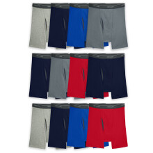 Fruit of the Loom Calzoncillos tipo bσxer Coolzone para hombre que absorben la humedad y son transpirables, paquetes mϊltiples, paquete de 12 col