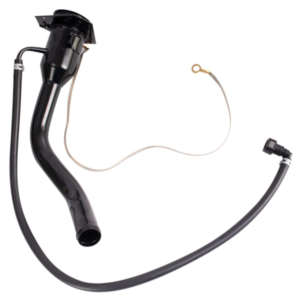 Trq Fuel Tank Filler Neck Compatible With 2005 Chevrolet Silverado 1500 Gmc Sierra 1500 Black 195591605403