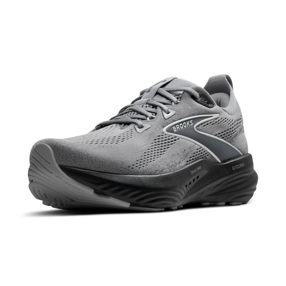 Brooks Mens Glycerin 22 Neutral Running Shoe - Primer Gray/Ebony/Bluewash - 10 X-Wide