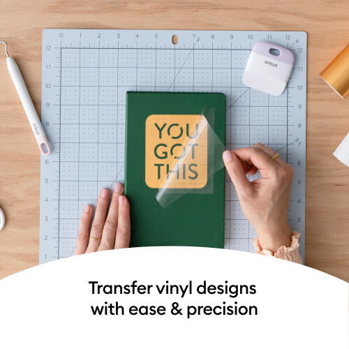 Ταινία μεταφοράς Cricut Value - Επίπεδη συσκευασία 75 ποδιών, φύλλα 12in x 12in (75 τεμάχια) 2