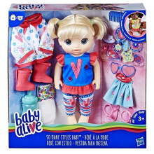 Baby Alive So Many Styles Baby Blonde Doll
