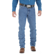 Wrangler Herren Premium Performance Cowboy Cut Regular Fit Jeans Stonewash 36W x 30L