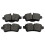 TRQ Rear Brake Pads Ceramic Compatible with 2007-2018 Mini Cooper 4