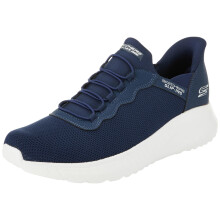 Skechers Men's Hands Free Slip-ins Bobs Squad Chaos-Daily Hype Sneaker Navy 7.5