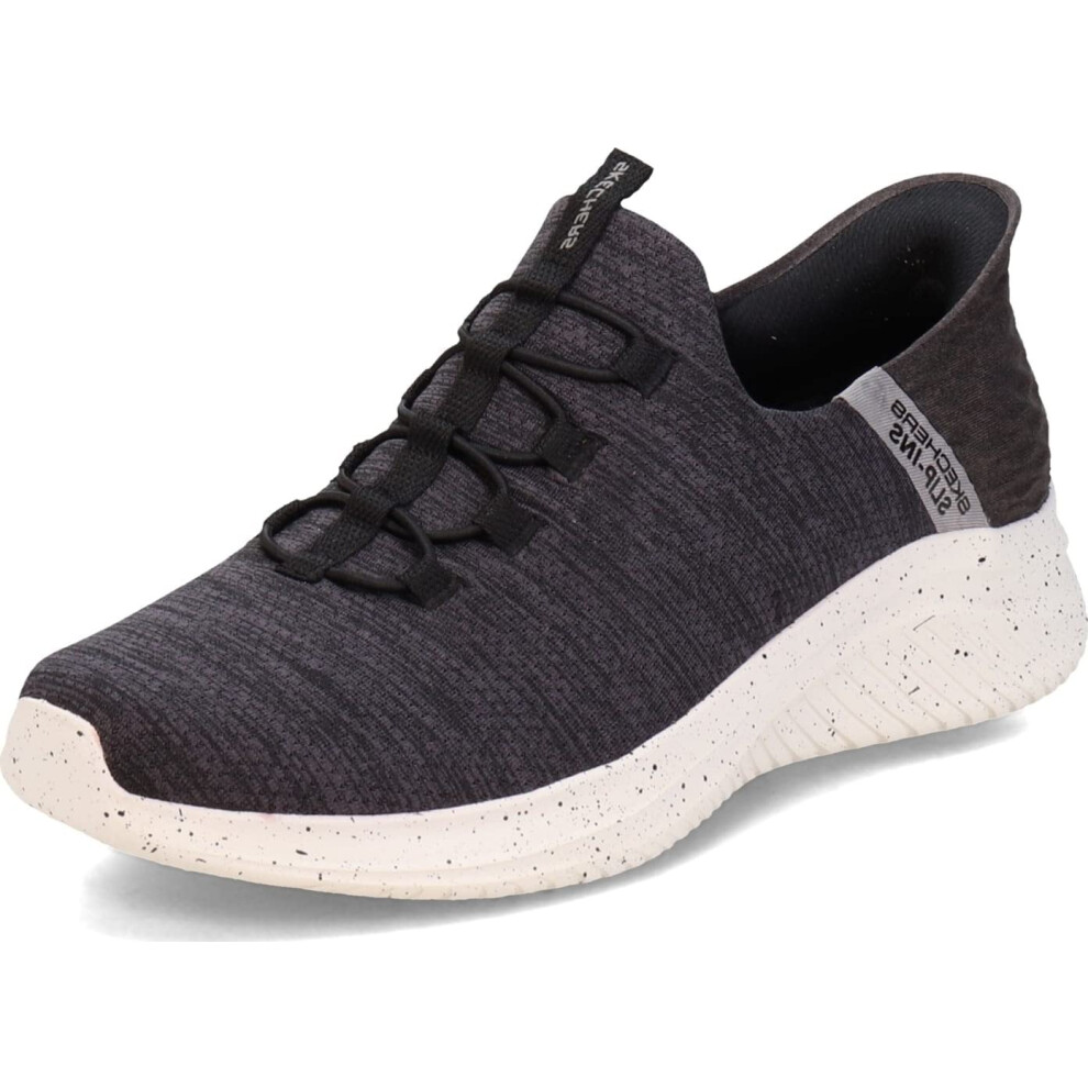 Skechers Men's Ultra Flex 3.0 Right Away Hands Free Slip-In Sneaker Loafer Black 10.5