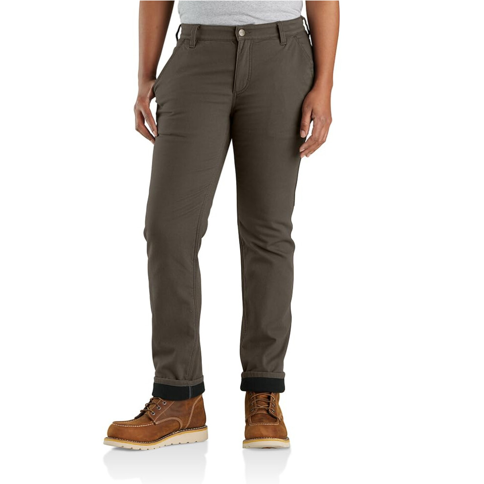Carhartt Women's The Essential Lined Canvas Pant  Tarmac