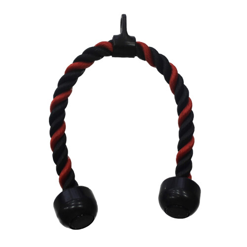 CAP Barbell Deluxe Triceps Rope R?d/Sort 1