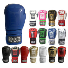 Ringside Apex Flash Sparring-Handschuhe IMF-Tech synthetische Boxhandschuhe mit sicherer Handgelenksttze, ideal fr Mnner und Frauen, Blau und Blau