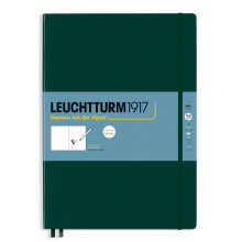 Leuchtturm1917 - Album da disegno con copertina rigida A4 (verde foresta) - 112 pagine di carta da 150 g/m