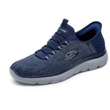 Skechers Men's Summits Key Pace Hands Free Slip-in Loafer Navy 10.5 Wide