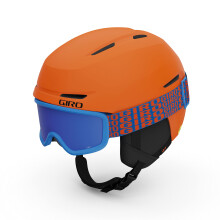 Casco da sci Giro Spur Combo Pack per bambini - Casco da snowboard con occhiali coordinati per bambini e bambine - Arancione brillante opaco XS 4
