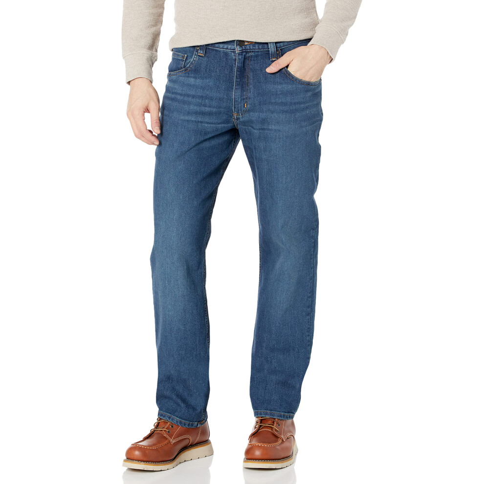 Carhartt Men's Force Relaxed Fit Low Rise 5-Pocket Jean  Rainier  32 x 34
