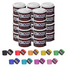 Ringside mexicansk stil bokseh?ndbind (10 par pakke) Hvid