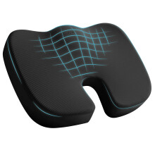 Skechers Memory Foam Poltr na kancelrskou idli Poltr pro levu od bolesti ocasu Poltr na zadnici pro kancelrskou idli Autosedacka Poltr P