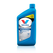 Olio motore Valvoline TCW-3 per motori marini a 2 tempi, 1 QT