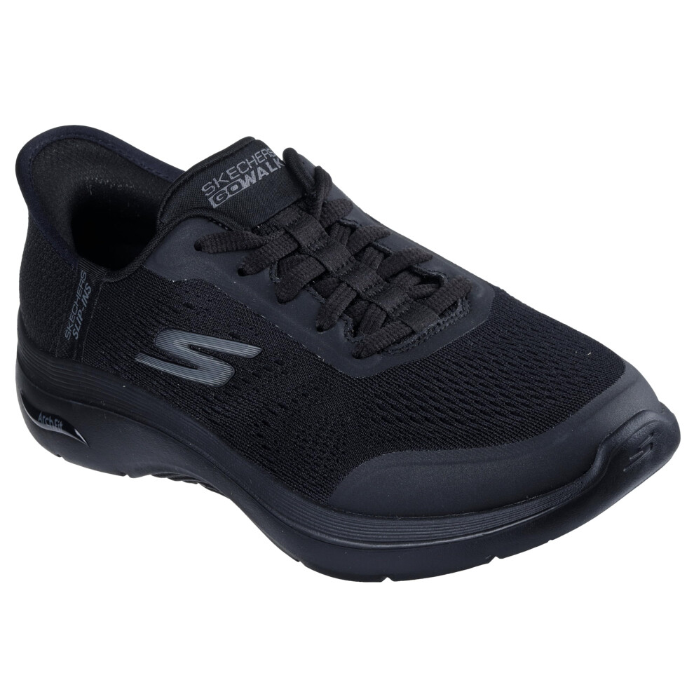 Skechers Women's Black Go Walk Arch Fit Slip Ins Size 7 - Image 2