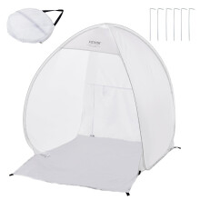 Tenda per cabina di verniciatura VEVOR 40 x 35 x 40 pollici Tenda per verniciatura a spruzzo portatile pop-up con finestra di scarico a pavimento