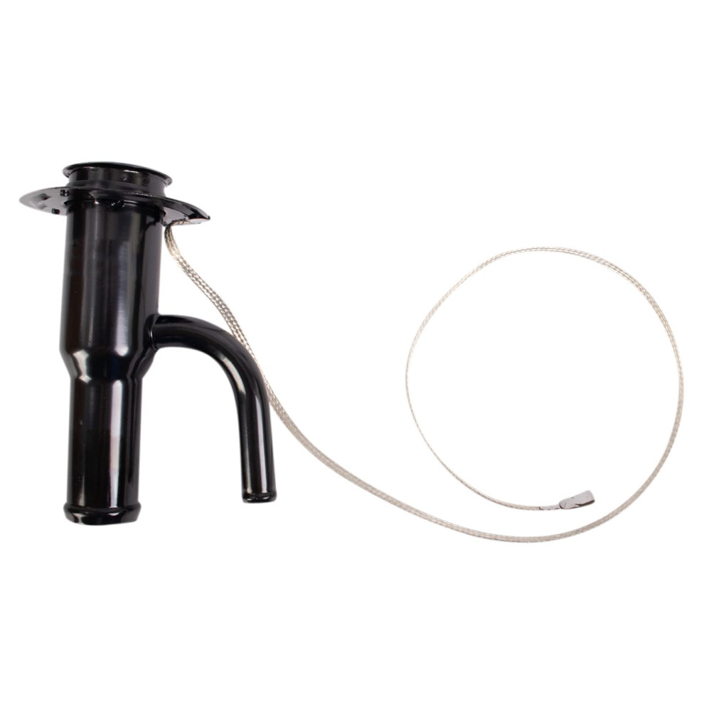 Trq Fuel Tank Filler Neck Compatible With 2007-2010 Ford F-350 Super Duty Black 195591605298